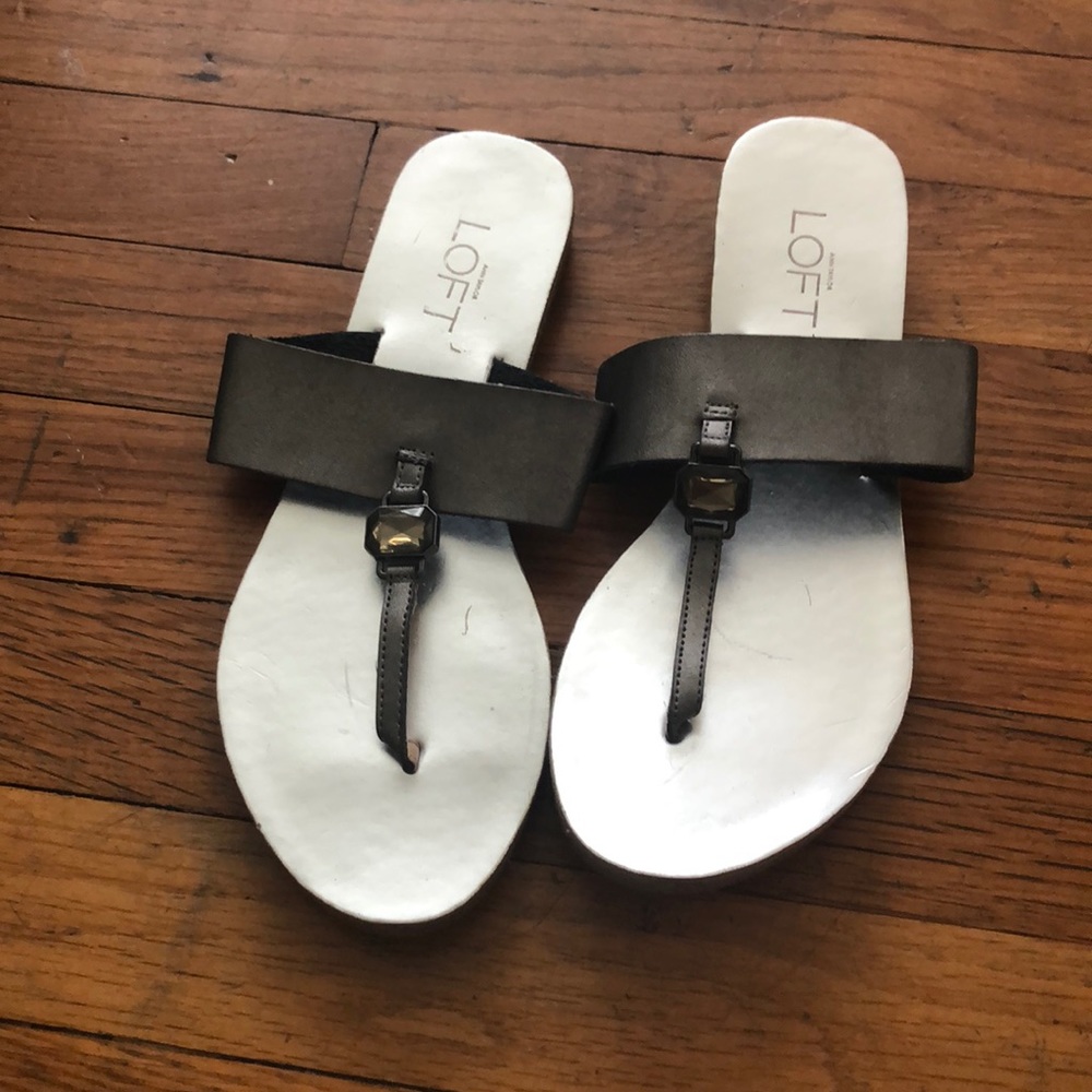 Loft Silver Sandals